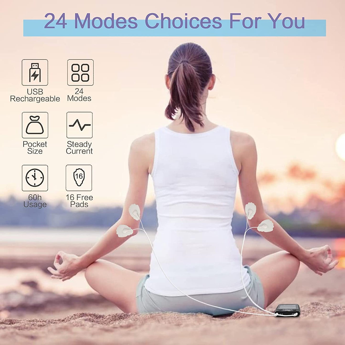 MOBILE TENS+MS SMART massager 10 pads